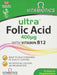 Vitabiotics Ultra Folic Acid 400ug with Vitamin B12 Tablets