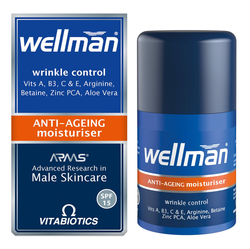 Vitabiotics Wellman Anti-Ageing Moisturiser SPF15