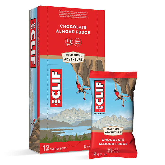 CLIF Bar 12x68g Chocolate Almond Fudge