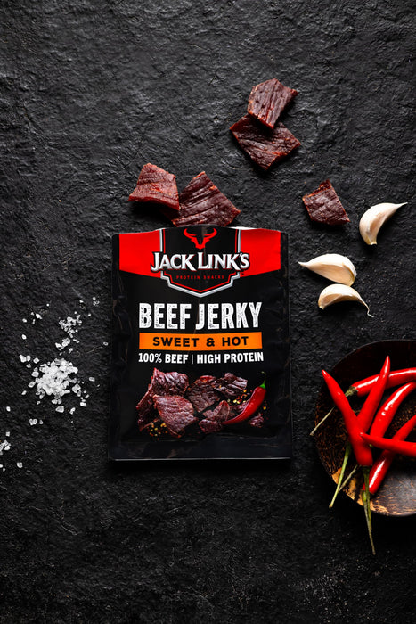 Jack Links Beef Jerky 12x25g Sweet and Hot