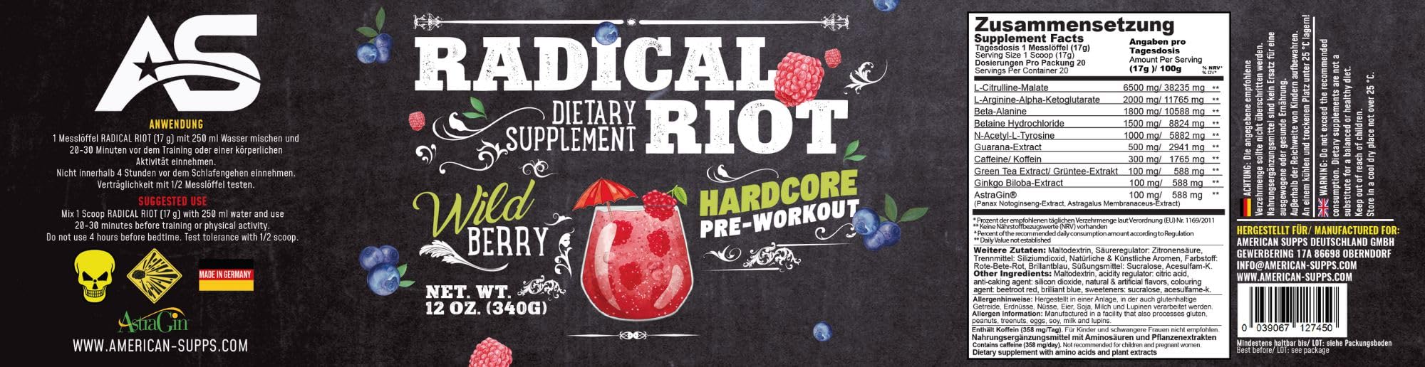 American Supps EAA 532g