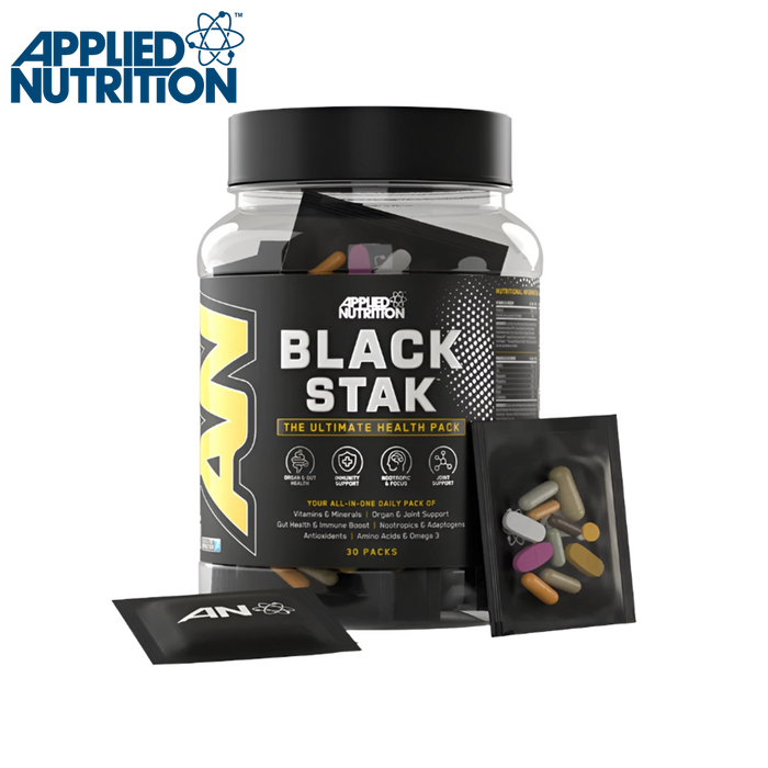 Applied Nutrition Black Stak- Ultimate Health Pack 30 Sachets
