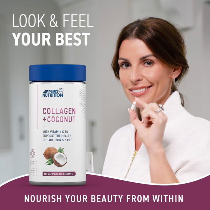 Applied Nutrition Collagen + Coconut - 180 caps