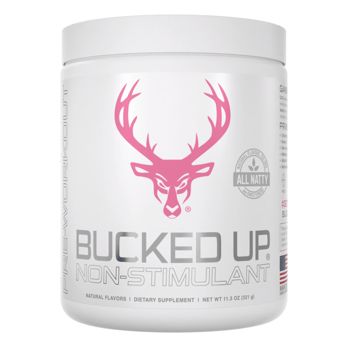 Bucked Up - Non-Stimulant Pre-Workout 327g - Pink Lemonade - Stim Free Pre Workout at MySupplementShop by Bucked Up