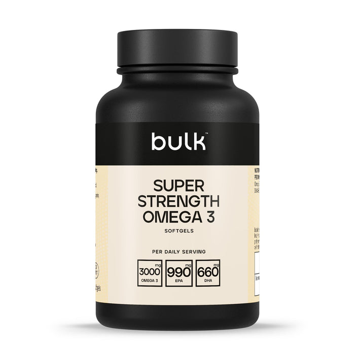 Bulk Super Strength Omega 3 1000mg