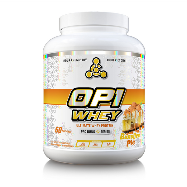 Chemical Warfare OP1 Whey Protein 1.8kg Banoffee Pie - Health Foods at MySupplementShop by Chemical Warfare