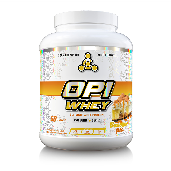 Chemical Warfare OP1 Whey Protein 1.8kg Banoffee Pie - Health Foods at MySupplementShop by Chemical Warfare