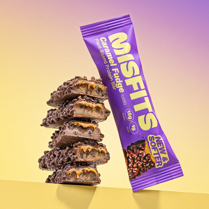 Misfits Plant-Based New and Softer Protein Bars 15x50g