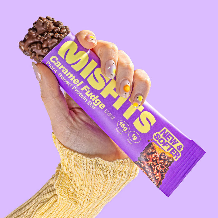 Misfits Plant-Based New and Softer Protein Bars 15x50g