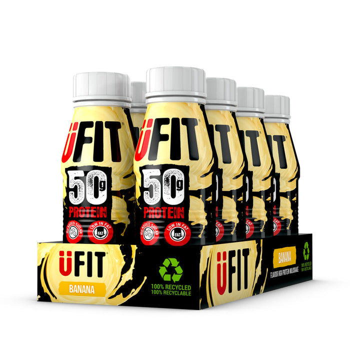 UFIT 50G High Protein Shake Drink 8x500ml