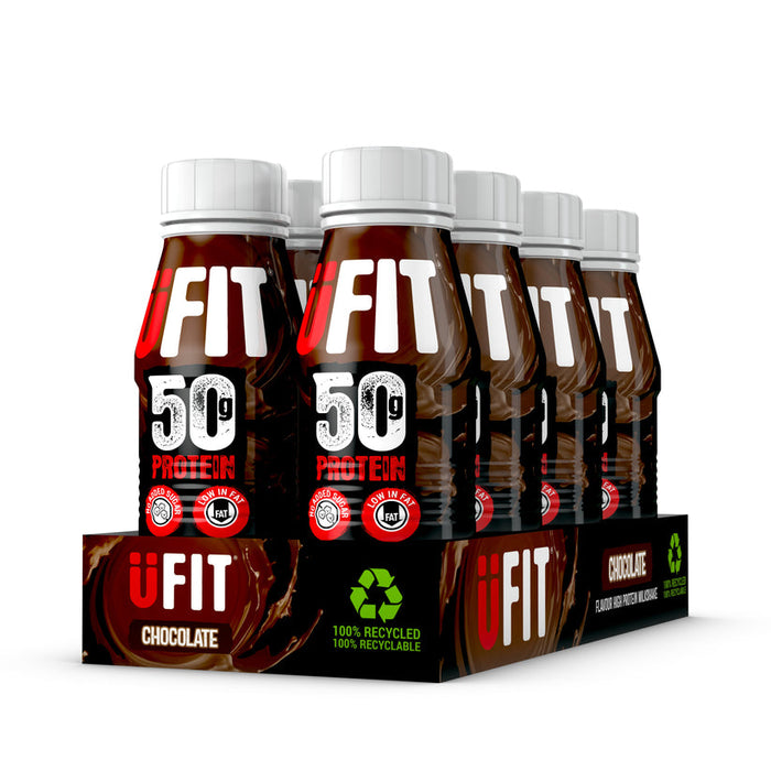 UFIT 50G High Protein Shake Drink 8x500ml