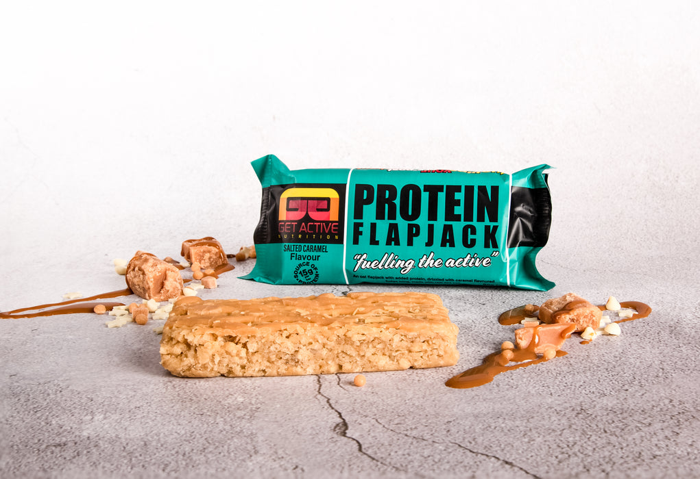 Get Active Protein Flapjack 16x90g