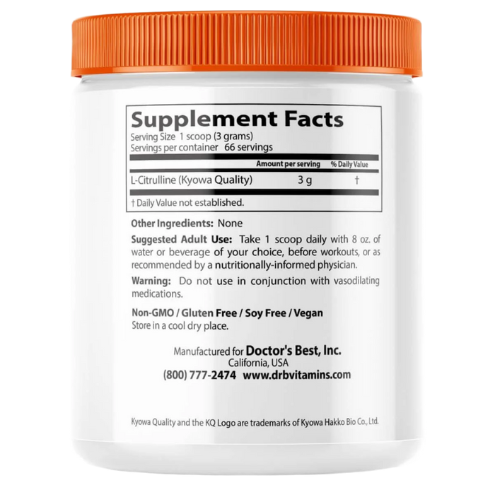 Doctor's Best L-Citrulline Powder 7 oz (200 g)