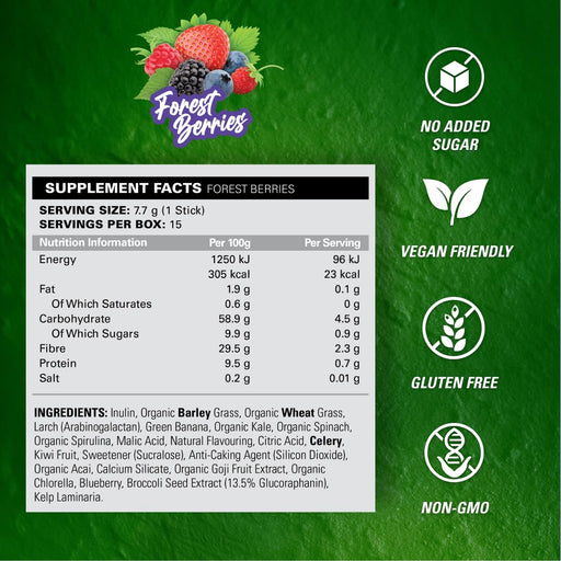 EHP Labs OxyGreens 15 Stick Pack 15x115.5g