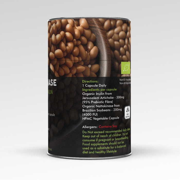 Feel Supreme Organic Nattokinase with Inulin Supplement 60 Caps