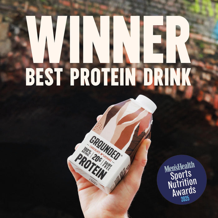 GROUNDED Plant-Based Protein Shake 12 x 490ml