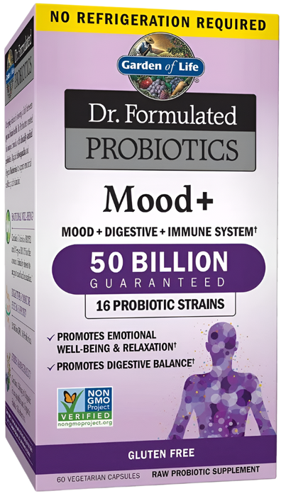 Garden of Life Dr. Formulated Probiotics Mood+ - 60 vcaps