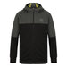 Golds Gym Full Zip Hooded Sweater - Black/Charcoal - Hooded Sweater at MySupplementShop by Gold's Gym