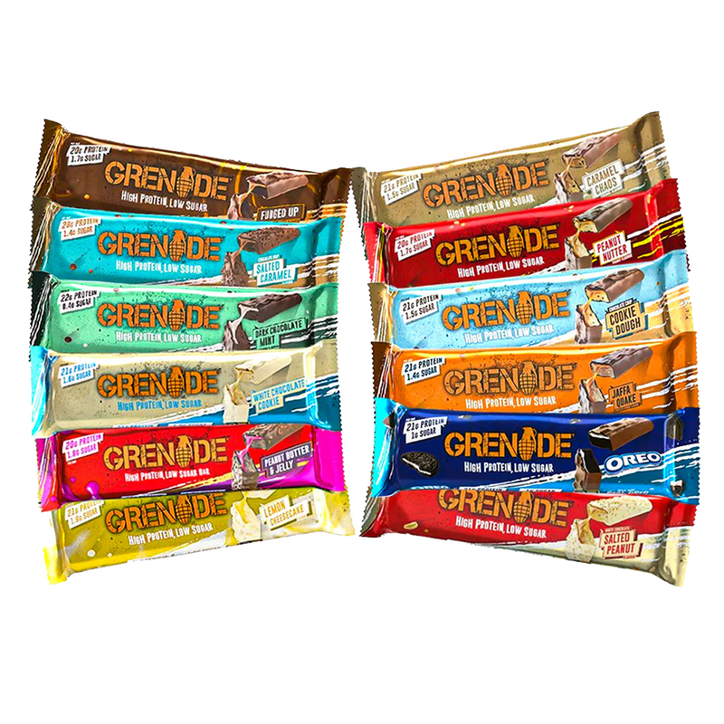 Grenade High Protein Low Sugar Bar 12 x 60g