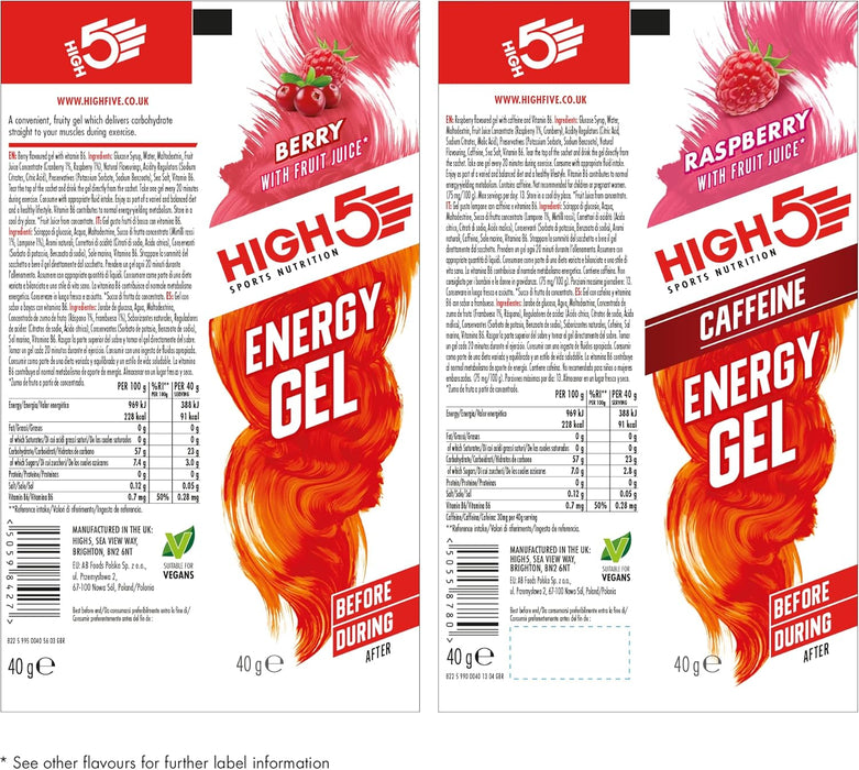HIGH5 Energy Gel 20x40g Mixed Flavours