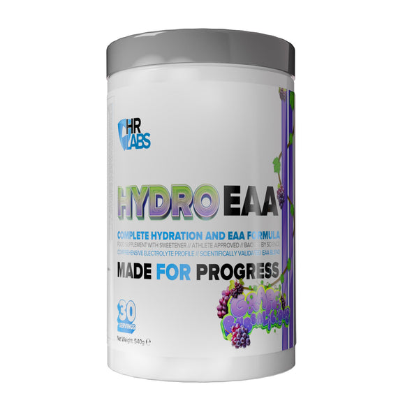 HR Labs HydroEAA 540g - Grape Bubbalicious - Electrolyte Replacements at MySupplementShop by HR Labs