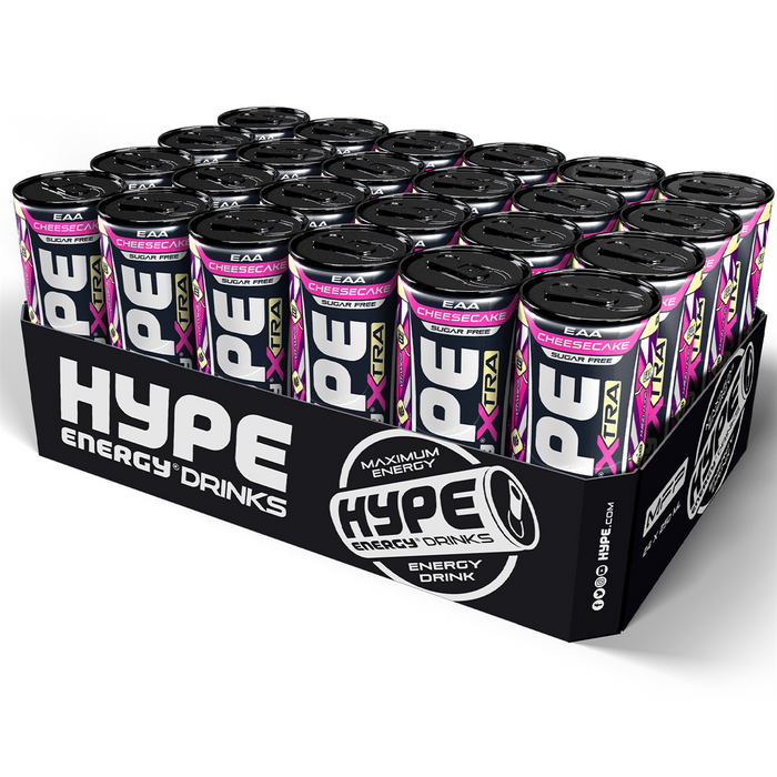 HYPE Xtra Zero EAA 24x250ml - Cheesecake - Sports Drink at MySupplementShop by HYPE