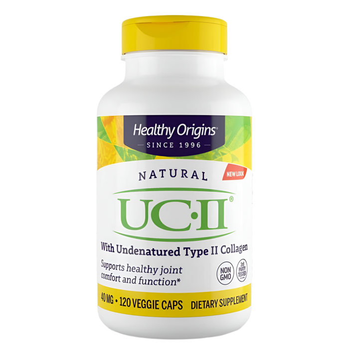 Healthy Origins UC II, Undenatured Type II Collagen 40mg 120 Veggie Capsules
