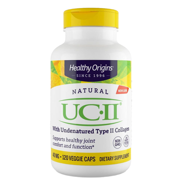 Healthy Origins UC II, Undenatured Type II Collagen 40mg 120 Veggie Capsules