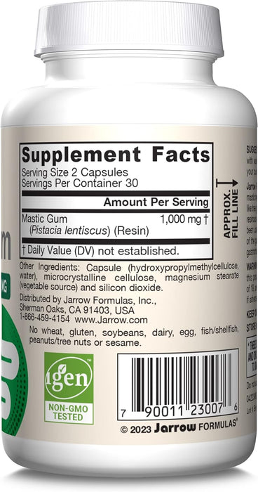 Jarrow Formulas Mastic Gum - 60 vcaps - Health and Wellbeing at MySupplementShop by Jarrow Formulas