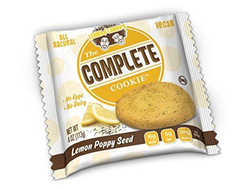 Lenny & Larry's Complete Cookie 12x113g - Lemon Poppyseed - Protein Cookie at MySupplementShop by Lenny & Larry's