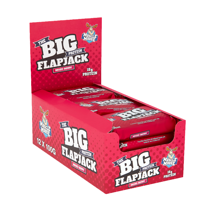 Muscle Moose Big Protein Flapjack 12x100g