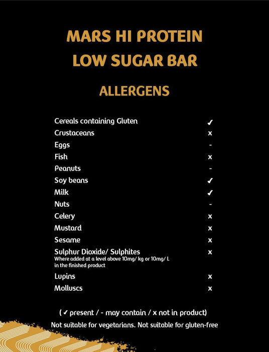 Mars Hi Protein Low Sugar Bar 57g (Single Bar)