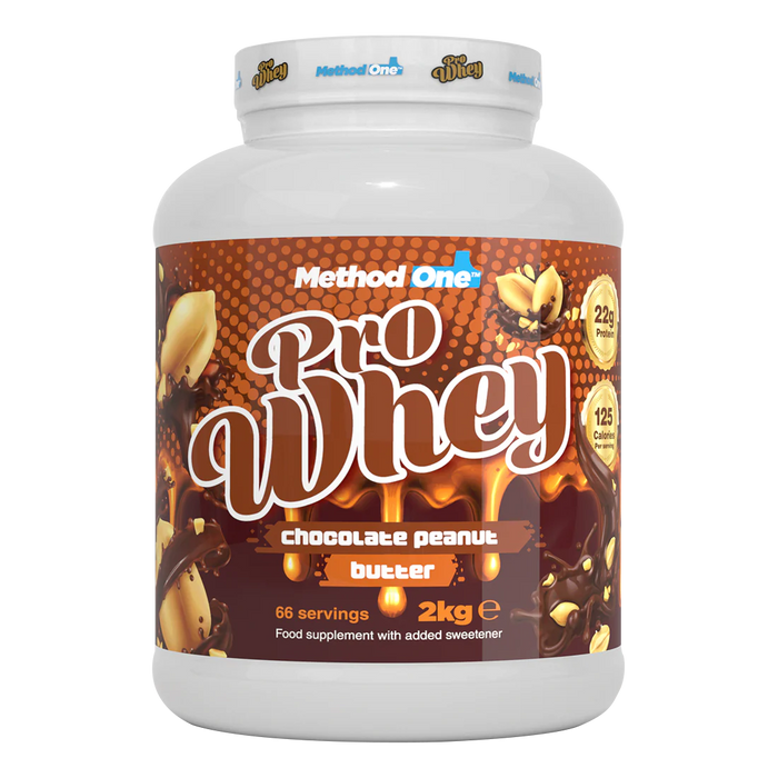 Method 1 Pro Whey 2kg - Chocolate Peanut Butter - Whey Proteins at MySupplementShop by Method 1