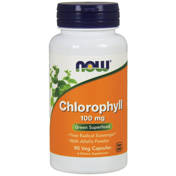 NOW Foods Chlorophyll, 100mg - 90 vcaps