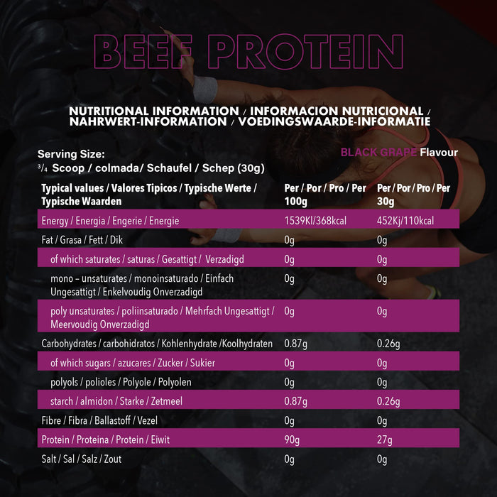 NXT Nutrition Beef Protein Isolate 1.8kg
