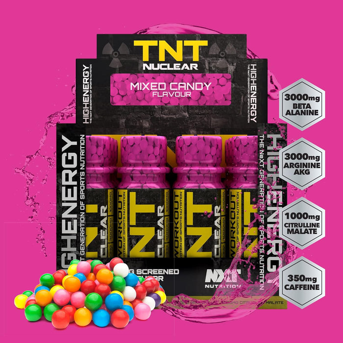 NXT Nutrition TNT Nuclear Shots 12 x 60ml