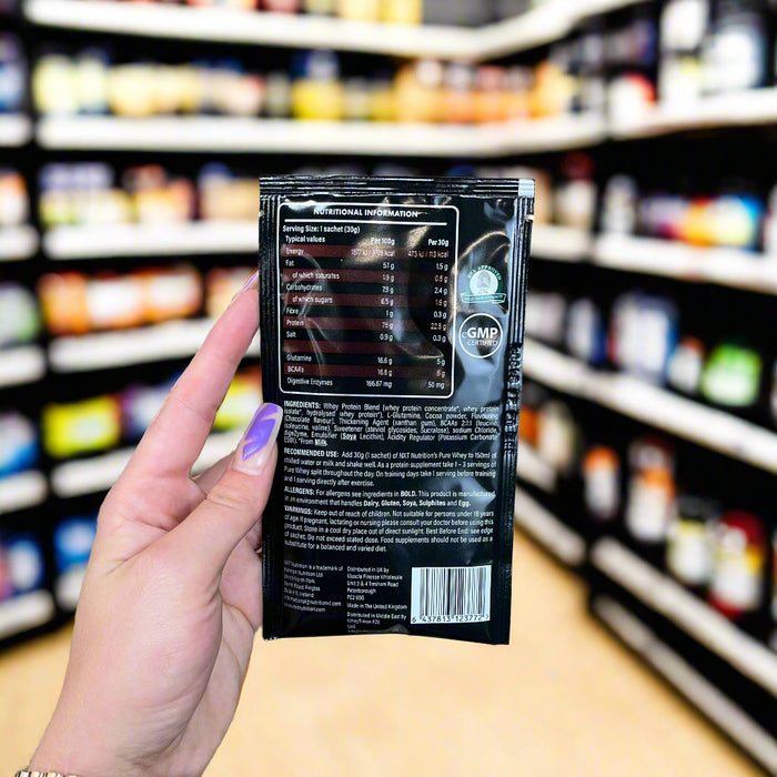 NXT Pure Whey Deluxe - Single Serving 30g Sachet