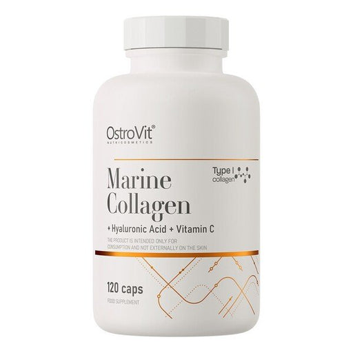 OstroVit Marine Collagen + Hyaluronic Acid + Vitamin C - 120 caps