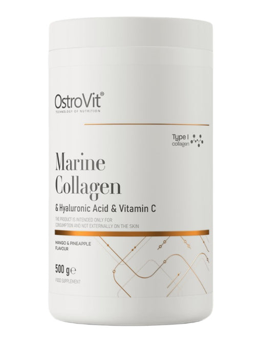 OstroVit Marine Collagen & Hyaluronic Acid & Vitamin C 500g