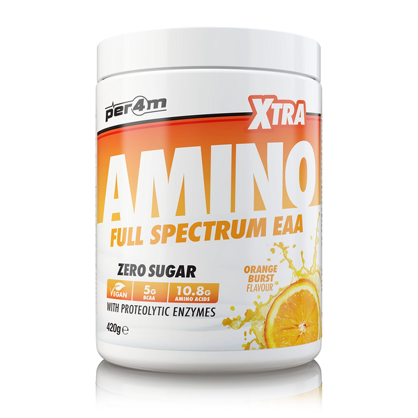 Per4m Amino Xtra 420g - Orange Burst - BCAAs at MySupplementShop by PER4M Nutrition