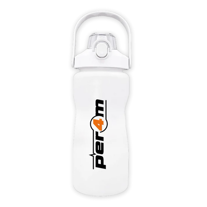 PER4M 1.5L Hydration Jug Bottle with Straw & Leakproof Flip Cap Matte Finish