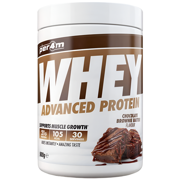 PER4M Whey Protein Powder 900g - 30 Servings | 21g Protein per Serving