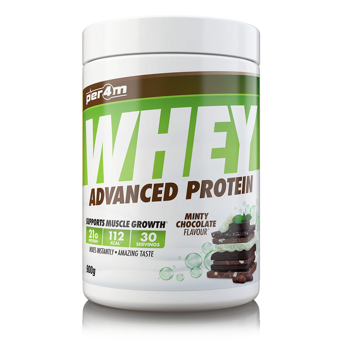 PER4M Whey Protein Powder 900g - 30 Servings | 21g Protein per Serving