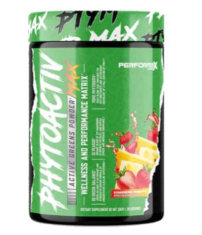 Performax Labs PhytoActivMax Greens 330g Strawberry Pineapple - Vitamins &amp; Supplements at MySupplementShop by Performax Labs