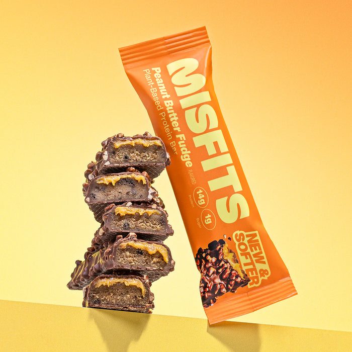 Misfits Plant-Based New and Softer Protein Bars 15x50g