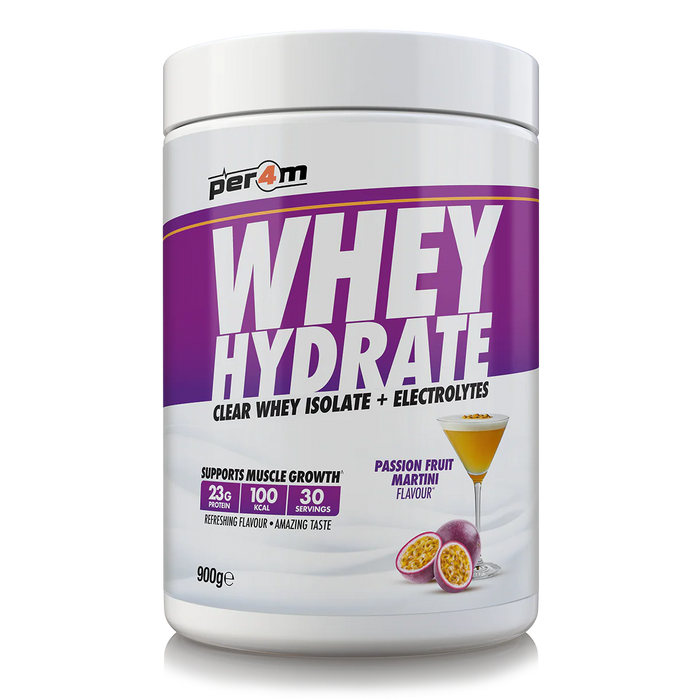Per4m Whey Hydrate | Clear Whey Isolate Protein Drink with Electrolytes | 23g Protein, Fast Absorption, Fruity Flavour