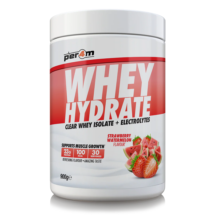 Per4m Whey Hydrate | Clear Whey Isolate Protein Drink with Electrolytes | 23g Protein, Fast Absorption, Fruity Flavour