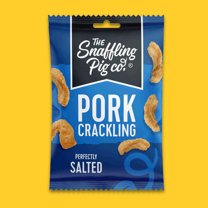 Snaffling Pig Pork Crackling 12x40g - Pork Rinds at MySupplementShop by The Snaffling Pig Co