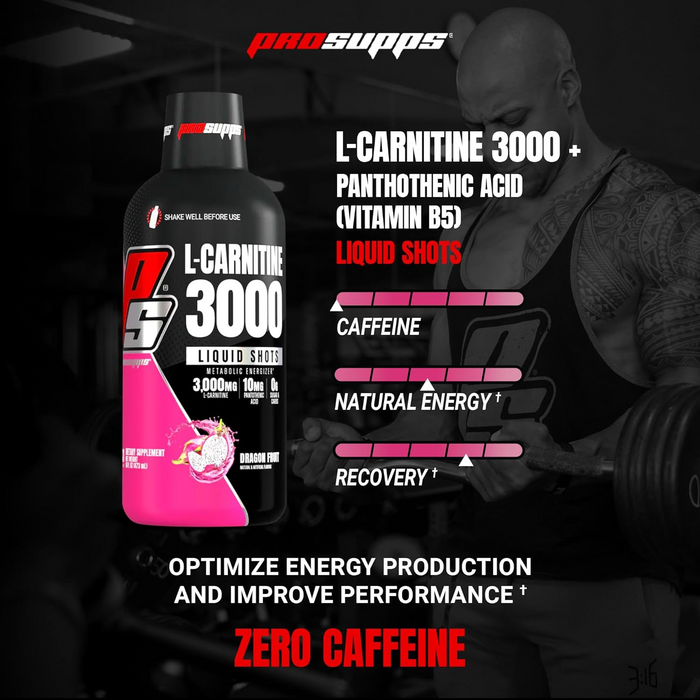 Pro Supps L-Carnitine 3000, Dragon Fruit 473ml