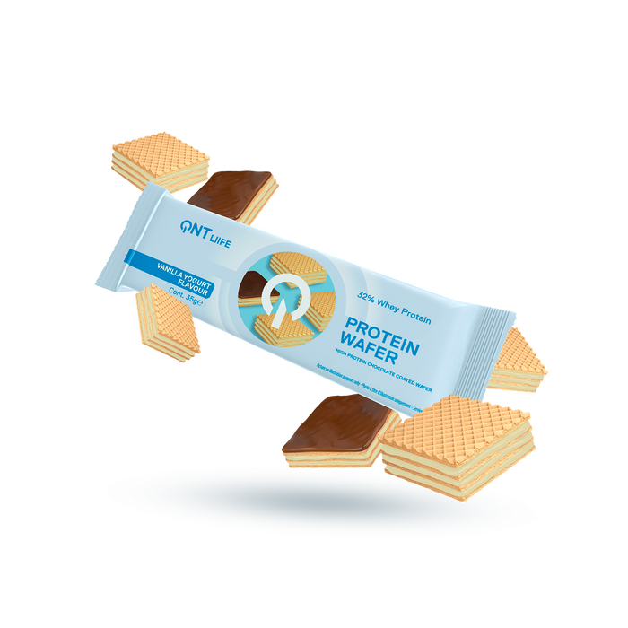 QNT Protein Wafer Bar 12x35g - Protein Wafer at MySupplementShop by QNT